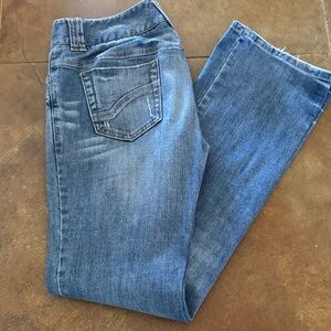 Etcetera Women's Skinny Jeans in Medium Blue Denim